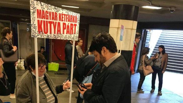 Puzsér Róbert a Kétfarkú Kutya Pártra fog szavazni az EP-választáson