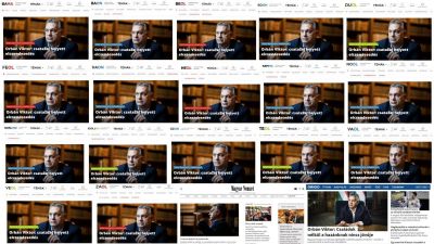 Migránsozós Orbán-interjúval hangolódik a karácsonyra a KESMA-birodalom