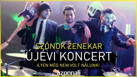 2018 jó zenével kezdődik: újévi koncert az Azonnalin!