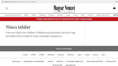 Eltűnt a Magyar Nemzet oldaláról a Borkait elítélő cikk