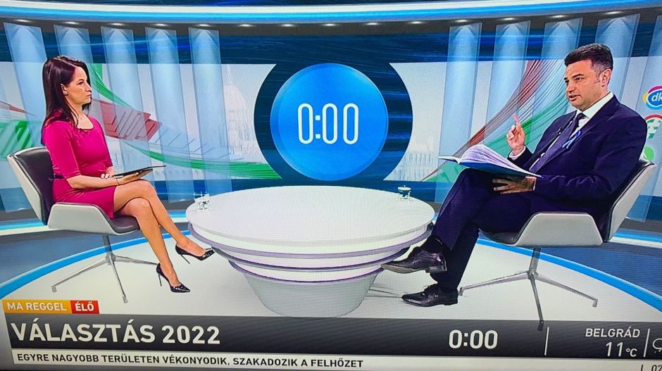 Történelem: Márki-Zay Péter megkapta az öt percét a köztévében