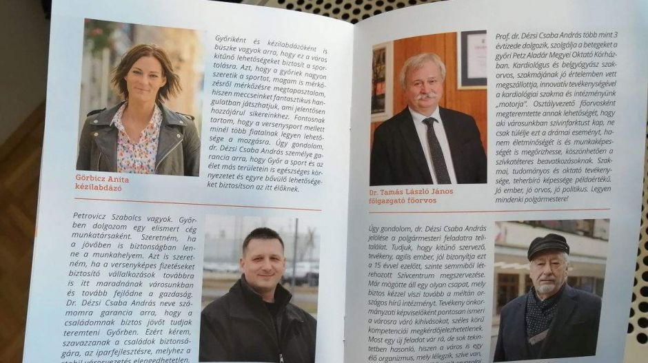 Görbicz Anita a Fidesz oldalán szállt be a győri kampányba