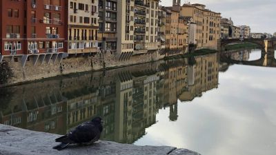 Ilyen üresen még a helyiek sem látták Firenzét, nemhogy a turisták