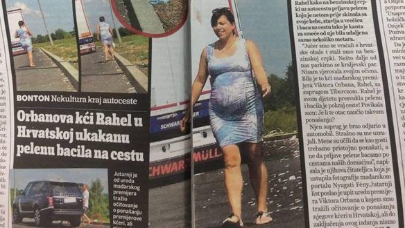 Orbán Viktortól vár magyarázatot egy horvát lap a teli pelenkára