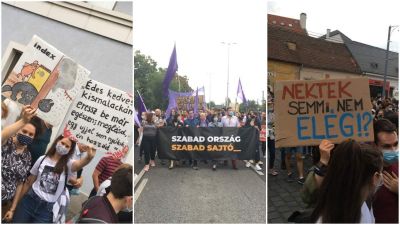 Több mint ötezren tüntettek az Index mellett a Karmelita kolostornál