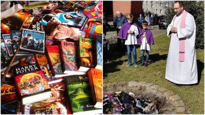 Megbánta tettét a Harry Potter-könyveket égető lengyel pap