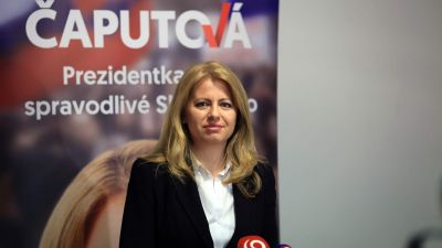 A szlovák elnök kiállt a Kína által megfenyegetett csehek mellett