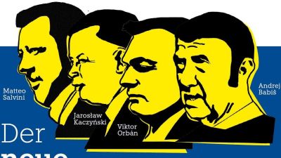Lekeleteurópaizták Salvinit, amiért Orbán, Babiš, Kaczyński társaságában szavazott