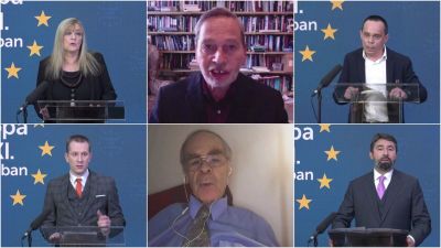 Fideszes értelmiségiek nem akarnak a múltba tekinteni, és egyszerre akarnak európai konföderációt és kevesebb Európát 