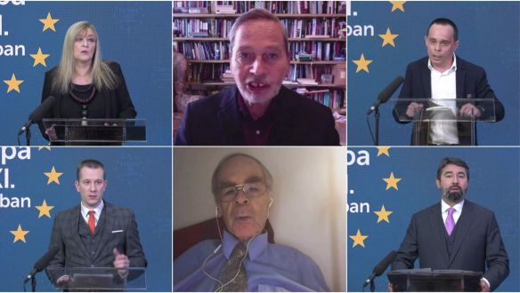 Fideszes értelmiségiek nem akarnak a múltba tekinteni, és egyszerre akarnak európai konföderációt és kevesebb Európát 