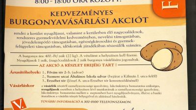 Olcsóbban osztja a fideszes önkormányzat a krumplit Budapest Belvárosában, mint Miskolcon