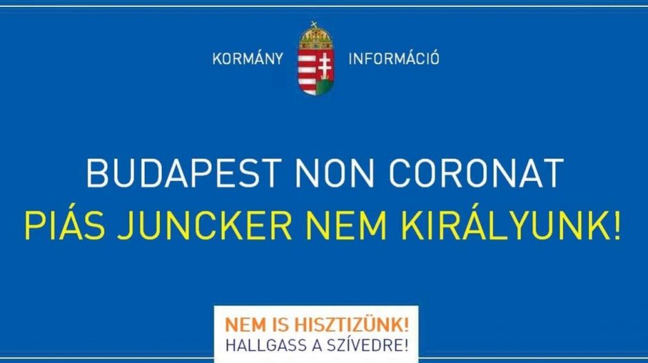Készítsd el te a kormány legújabb, Sargentini-jelentésről szóló plakátját!