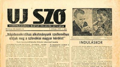 Hetven éves a pozsonyi Új Szó napilap