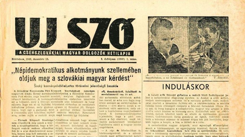 Hetven éves a pozsonyi Új Szó napilap