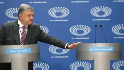 Nem jelent meg Porosenko kihívója a saját maga által kezdeményezett vitán