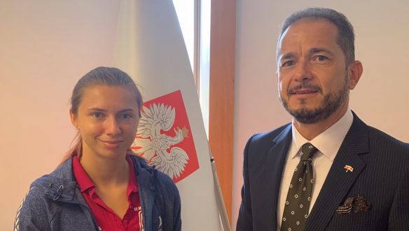 A reptérre menet döntötte el a belarusz futó, hogy disszidálni fog