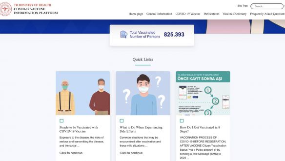 Mutatunk egy nagyon rendben lévő állami koronavírus-oldalt Törökországból
