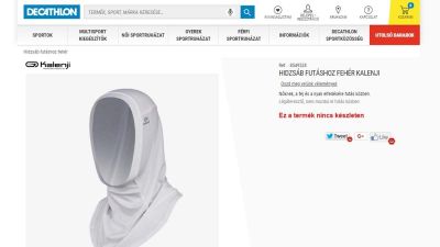 Futáshoz használatos hidzsábot akart piacra dobni a Decathlon, kiakadtak Franciaországban