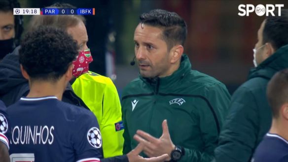 UEFA: Nem volt rasszista a feketéző román bíró 