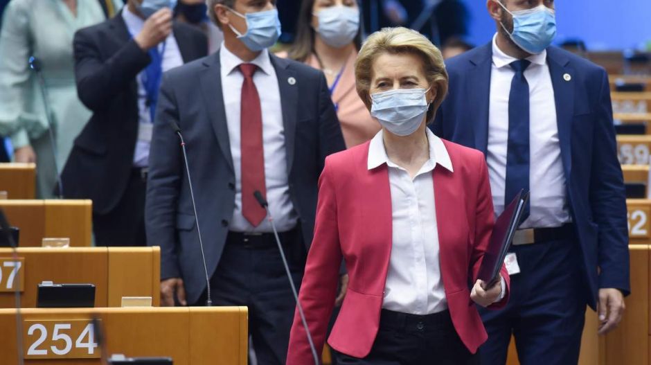Von der Leyen felszólította Magyarországot és Lengyelországot: vessenek véget az EU-büdzsé blokkolásának!