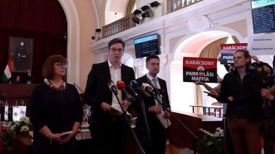 Meghekkelték a parkolási maffia elleni élharcossá lett Karácsony Gergely sajtótájékoztatóját