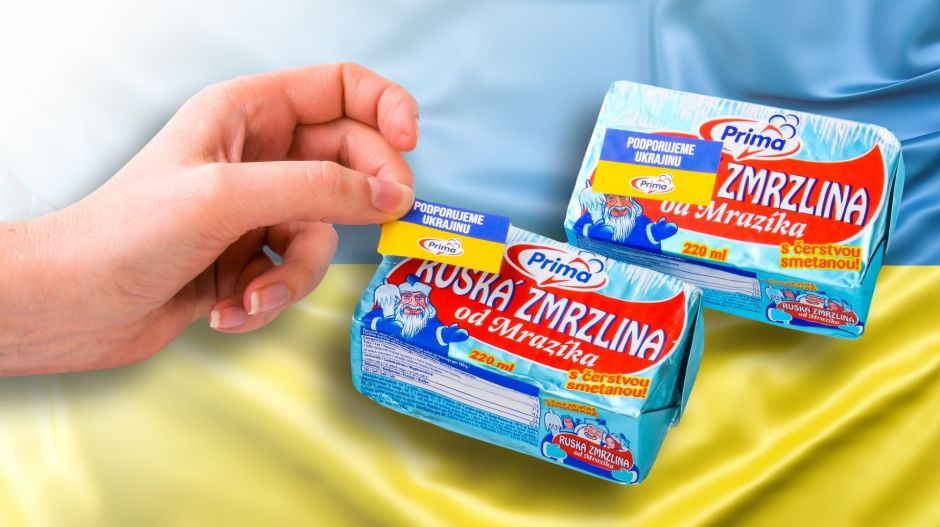 Ukrán fagyira nevezi át a gyártó a népszerű cseh édességet, az orosz fagyit