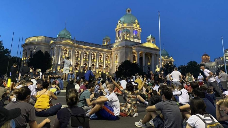 Most éreztem először, hogy a szerb nép mint olyan van az utcán