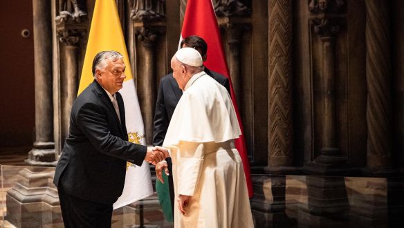 Ferenc pápa találkozott Orbán Viktorral