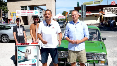 Ingyenes családi strandbelépőt biztosít az MSZP 300 egészségügyi- és szociális dolgozónak