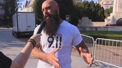 Budapesten is megjelentek az utcán a koronavírus-tagadók