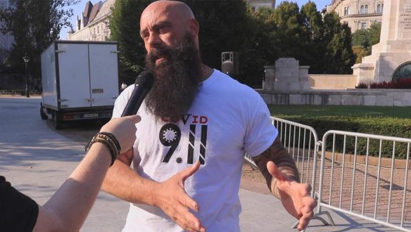 Budapesten is megjelentek az utcán a koronavírus-tagadók