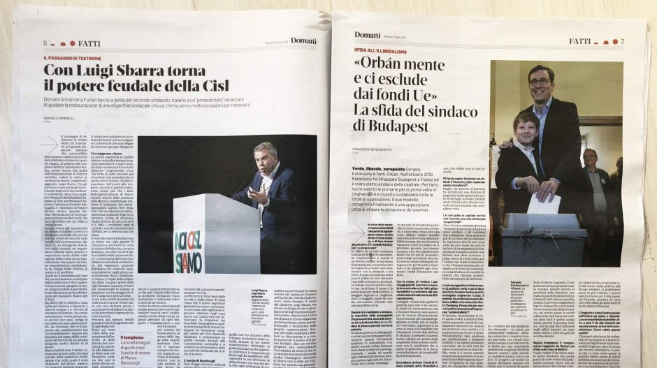 Karácsony egy olasz napilapnak: Széles támogatottságot tudnék szerezni